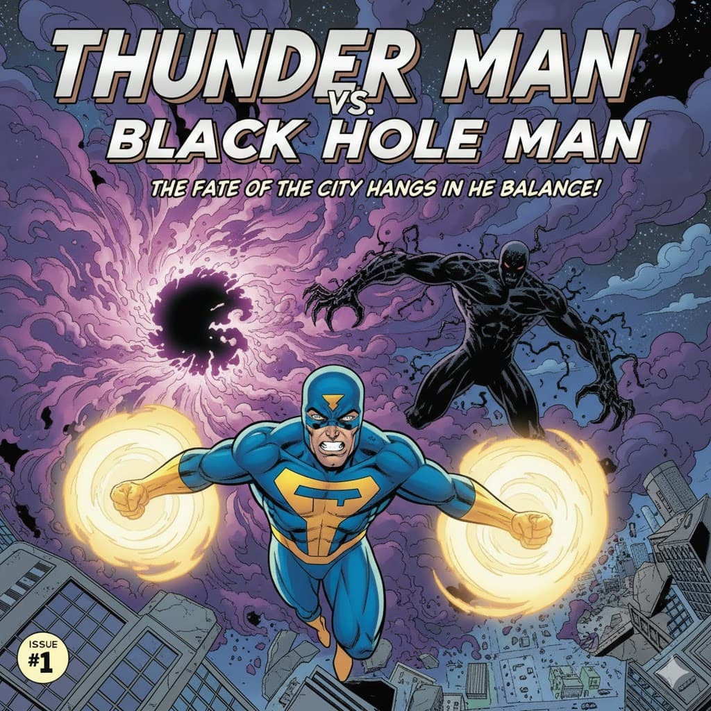 Thunder Man vs Black Hole Man